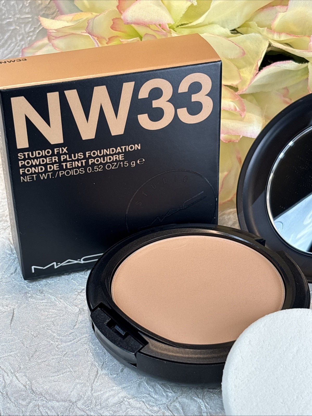 MAC Studio Fix Powder Plus Foundation NW33 ORIGINAL FORMULA Full Size NIB FreeSh