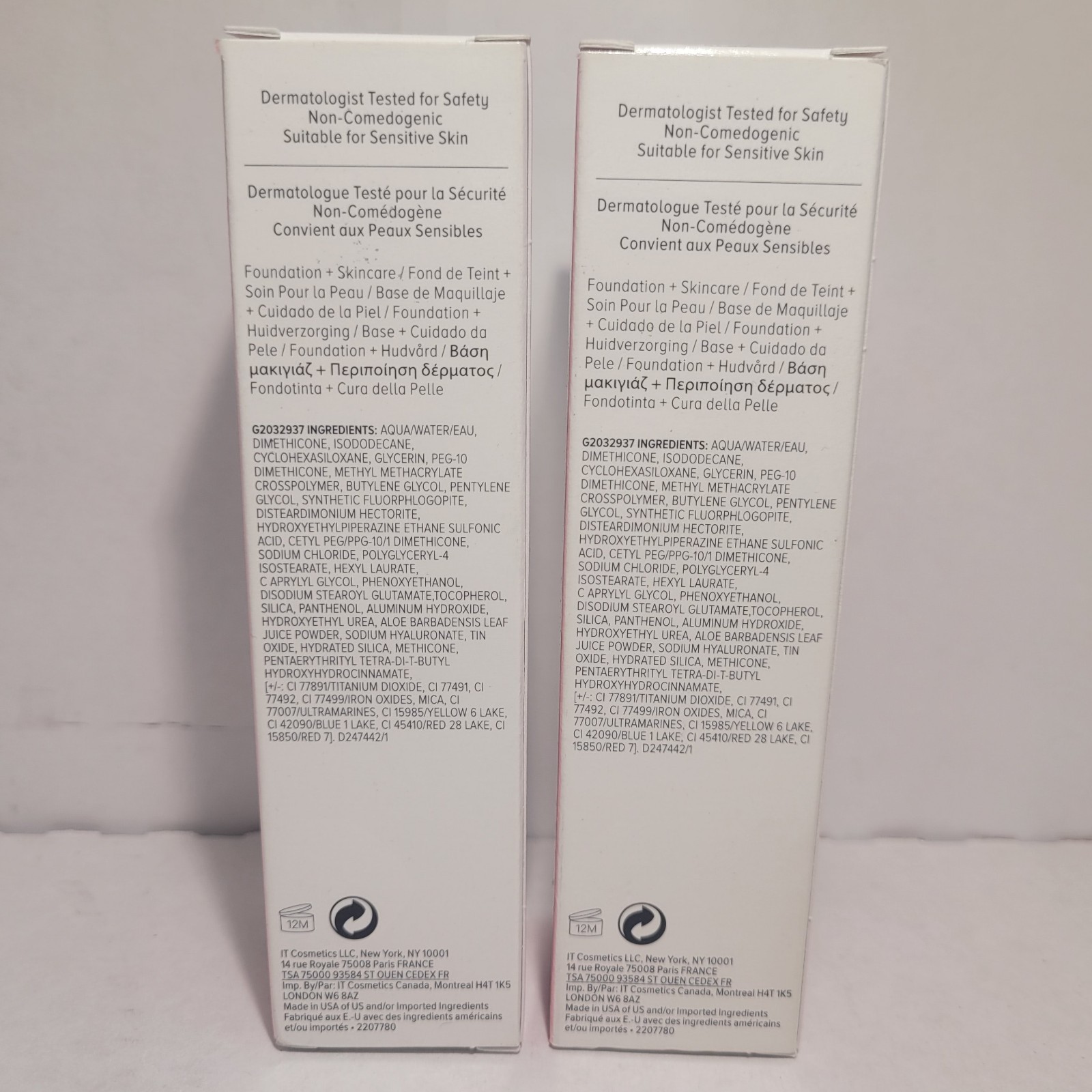 2 it Cosmetics Foundation + Skincare (Fair Neutral 11) Natural Radiant Finish
