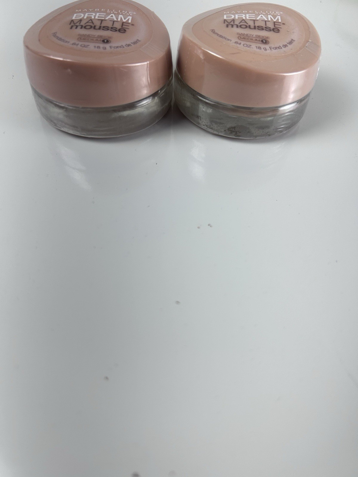 Maybelline Dream Matte Mousse Foundation Sandy Beige Medium 1 Lot of 2!