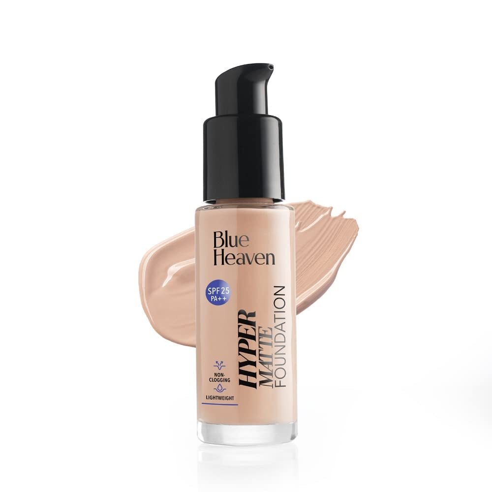 Blue Heaven Hyper Matte Foundation Rose Vanilla Fair Pink, 30ml