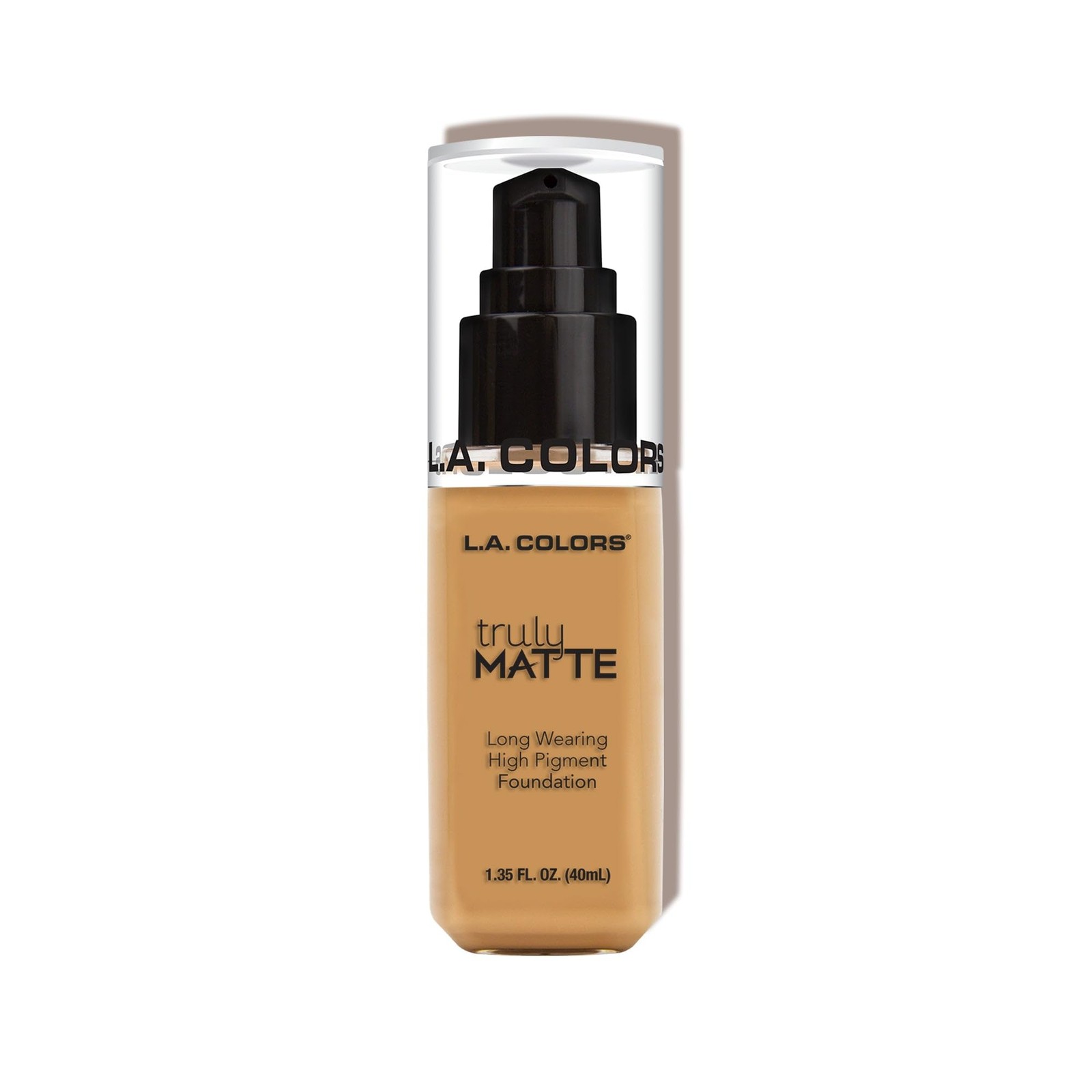 Set of 2 L.A. COLORS Truly Matte Foundation, Golden Beige CLM357