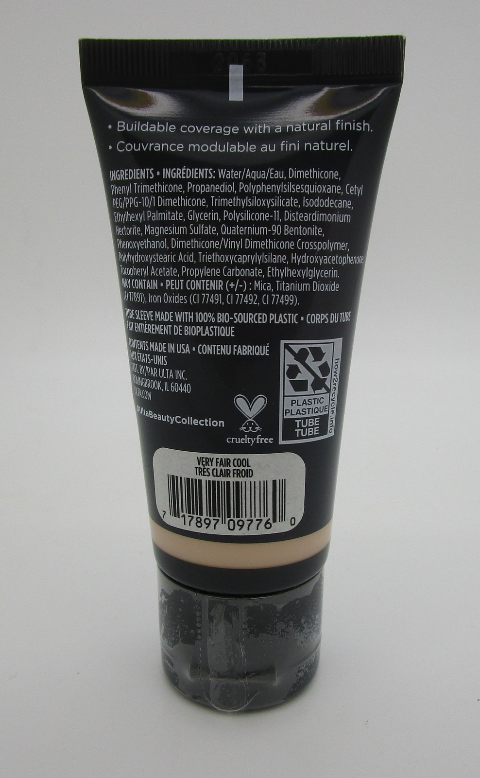 Ulta Beauty VERY FAIR COOL Complexion Crush Medium Coverage Foundation