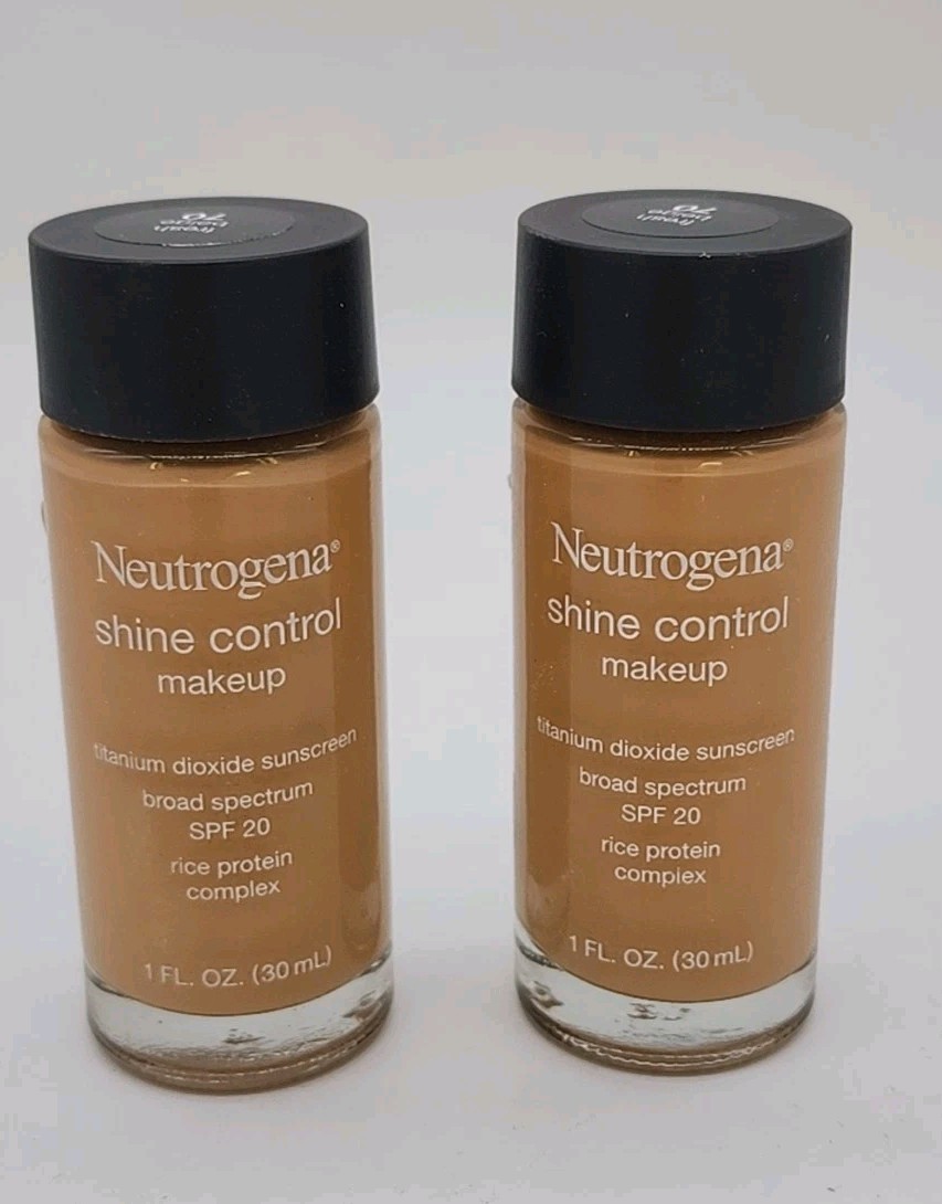 2 Neutrogena Shine Control makeup SPF 20 1oz 70 FRESH BEIGE