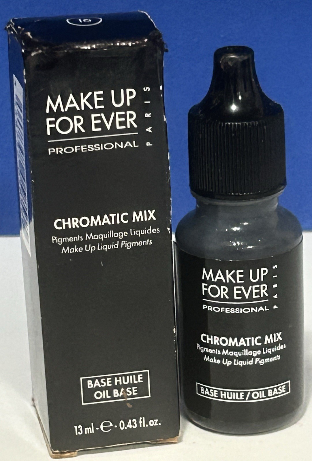 Make Up For Ever Chromatic Mix Make Up Liquid Pigments -16 Black – New