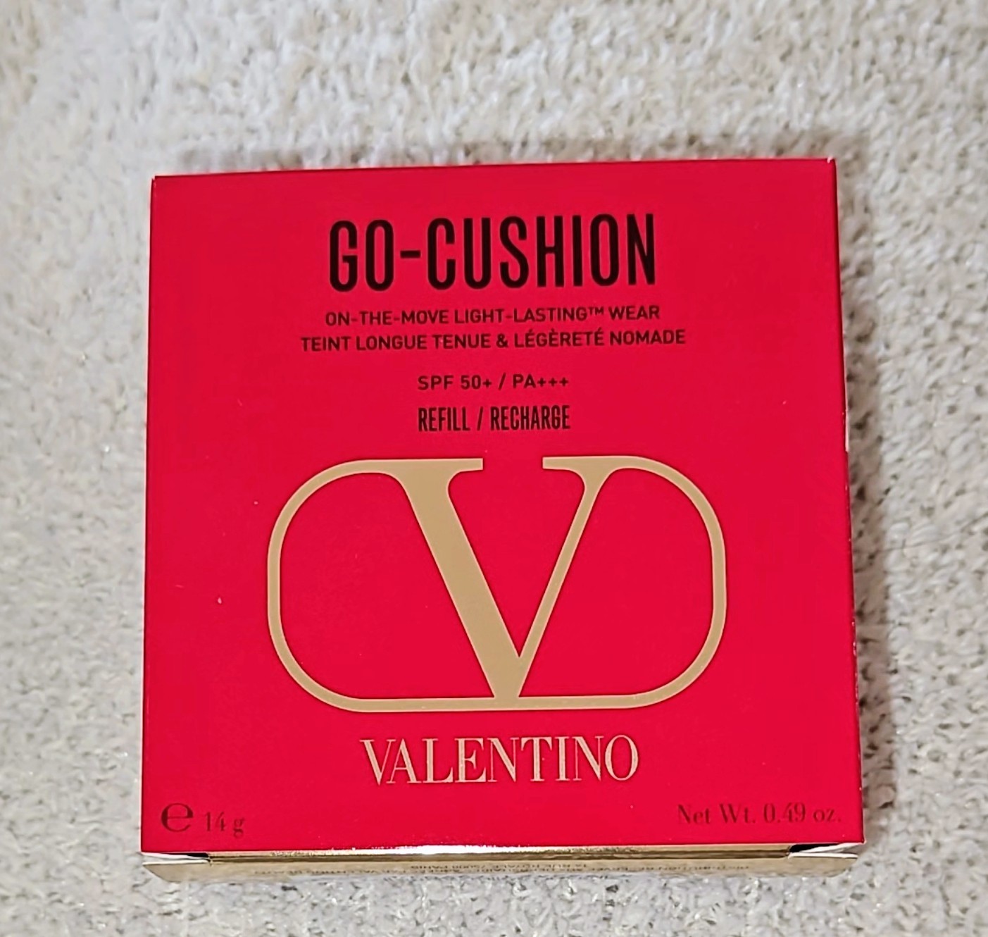 Valentino Go Cushion LA1 (you can use as is, or as refill) NWB, Light Semi-Matte