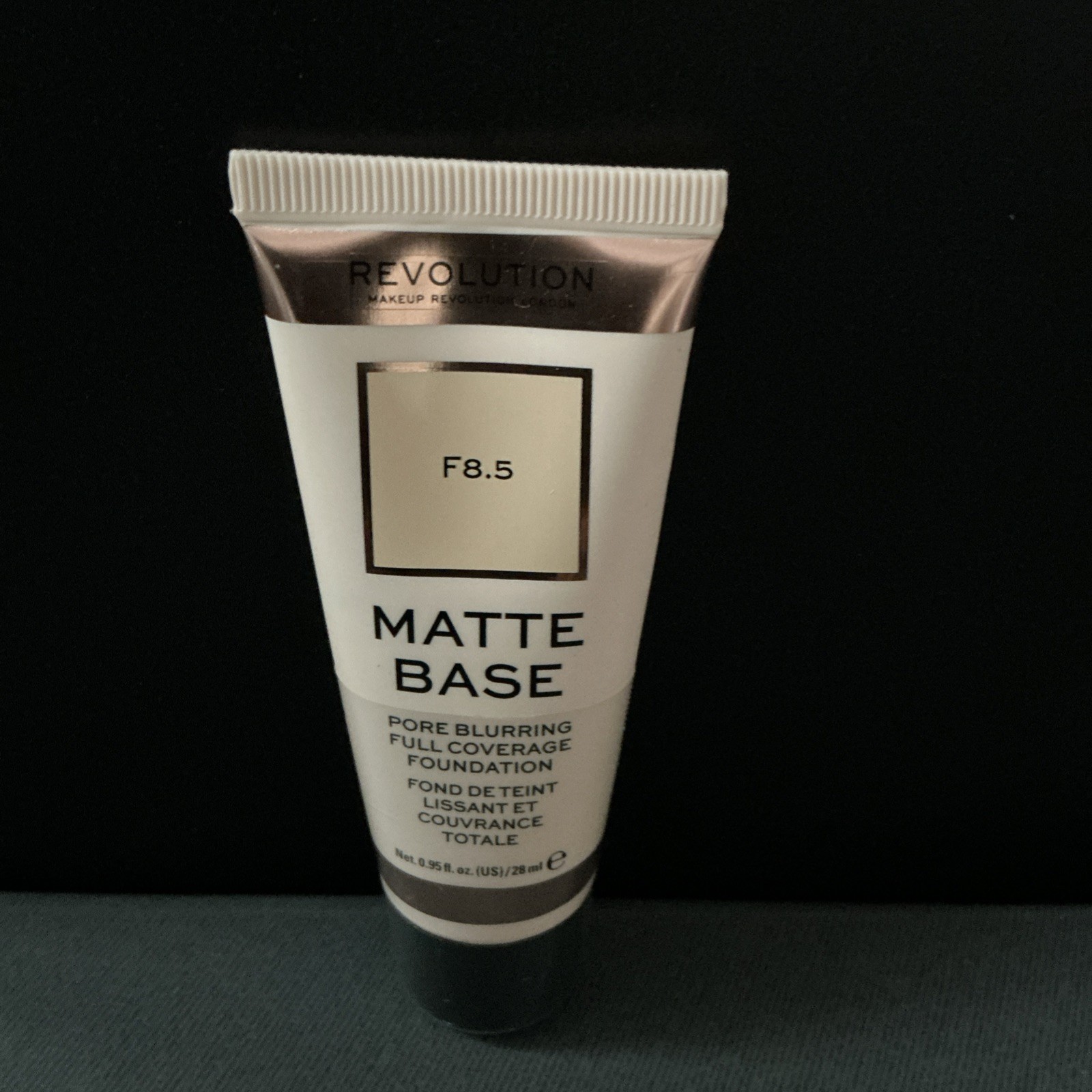 New Revolution Matte Base Full Coverage Foundation F8.5 0.95fl oz/28ml
