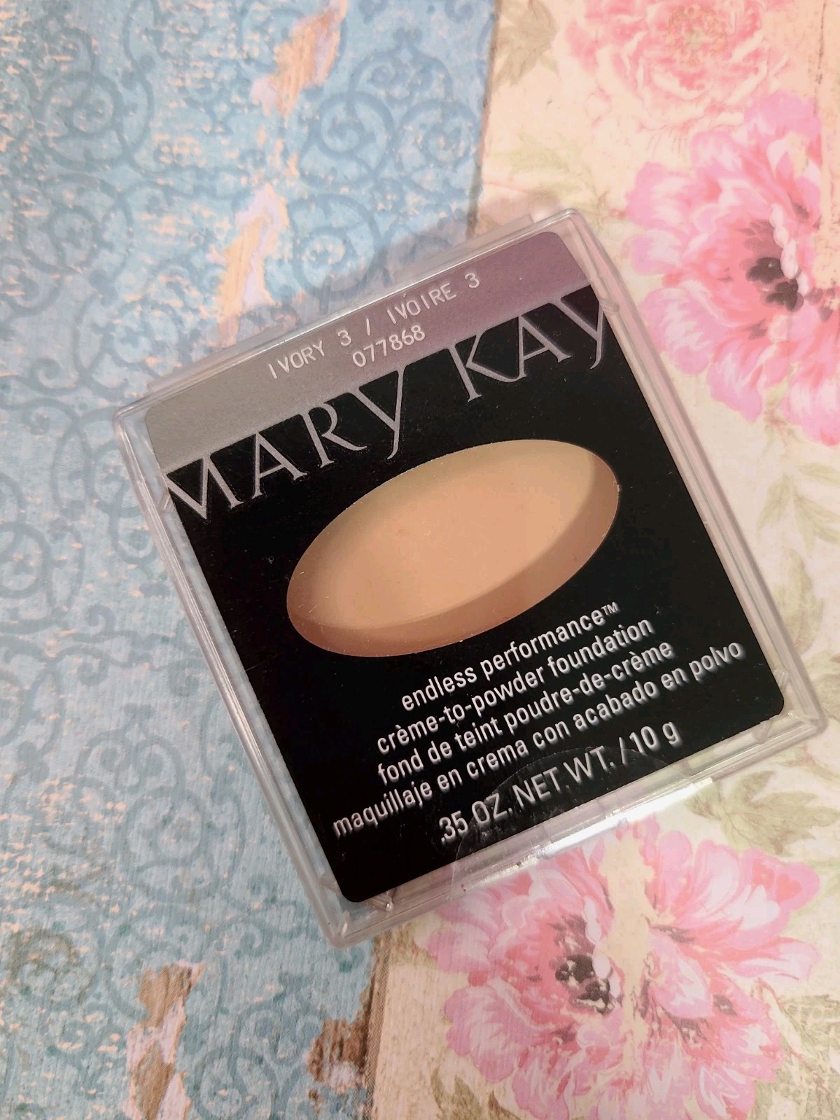 Mary Kay IVORY 3 Endless Performance Creme to Powder Foundation .35 oz BNIB