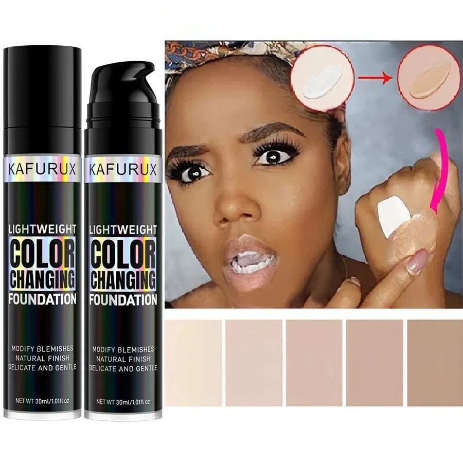 Magic Color Changing Foundation Liquid Soft Matte Long Lasting Hydrating Cream