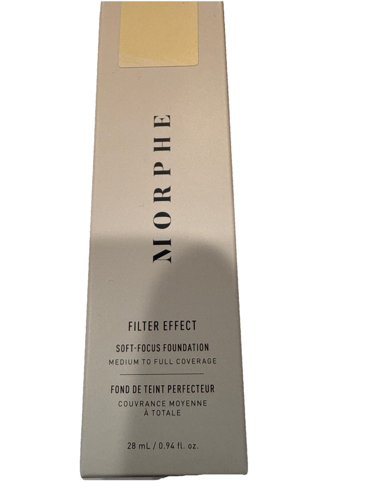 Morphe Filter Effect Soft Focus Foundation Light 4 Full (0.94 Fl Oz/28 mL) NIB