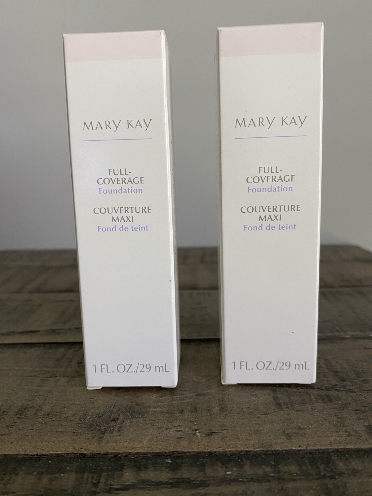 Mary Kay Full Coverage Foundation Ivory 104 Lot Of 2 Normal To Dry Skin Gray Cap