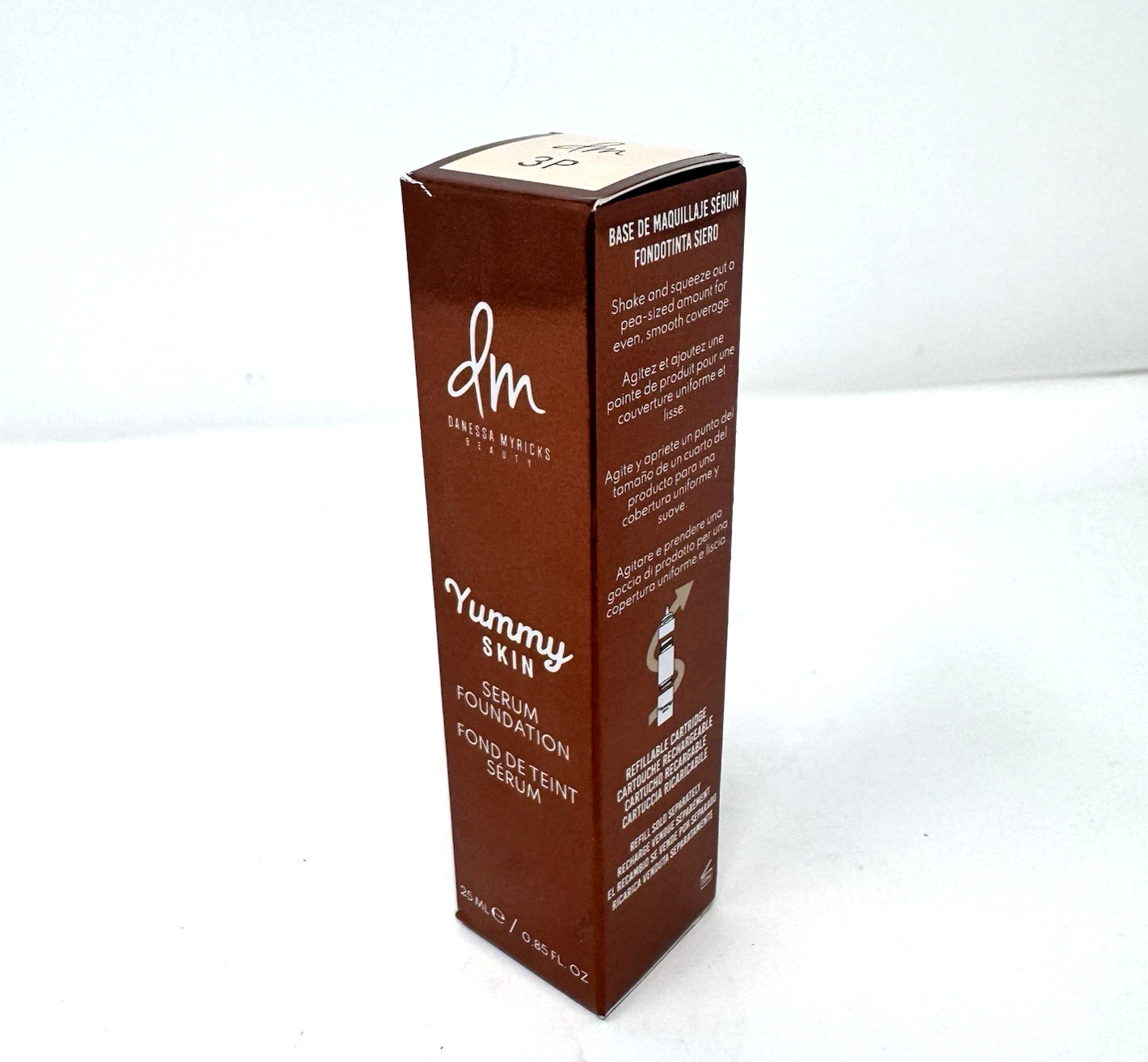 Danessa Myricks Yummy Skin Serum Foundation 3P Fair Skin w Pink Undertones NIB