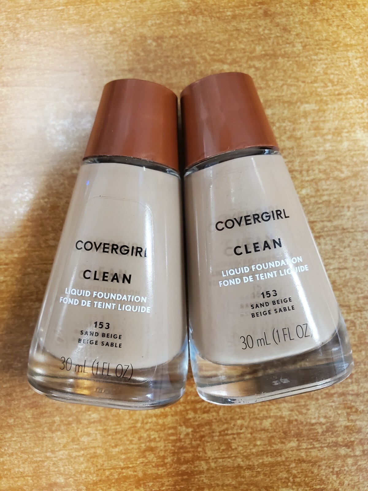2 Pack: Covergirl Clean Liquid Foundation *#153 Sand Beige* (6763-R7P5a)
