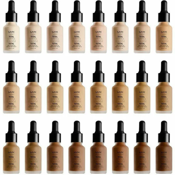NYX Professional Total Control Drop Foundation .43 Fl Oz NIB Choose Your Shade