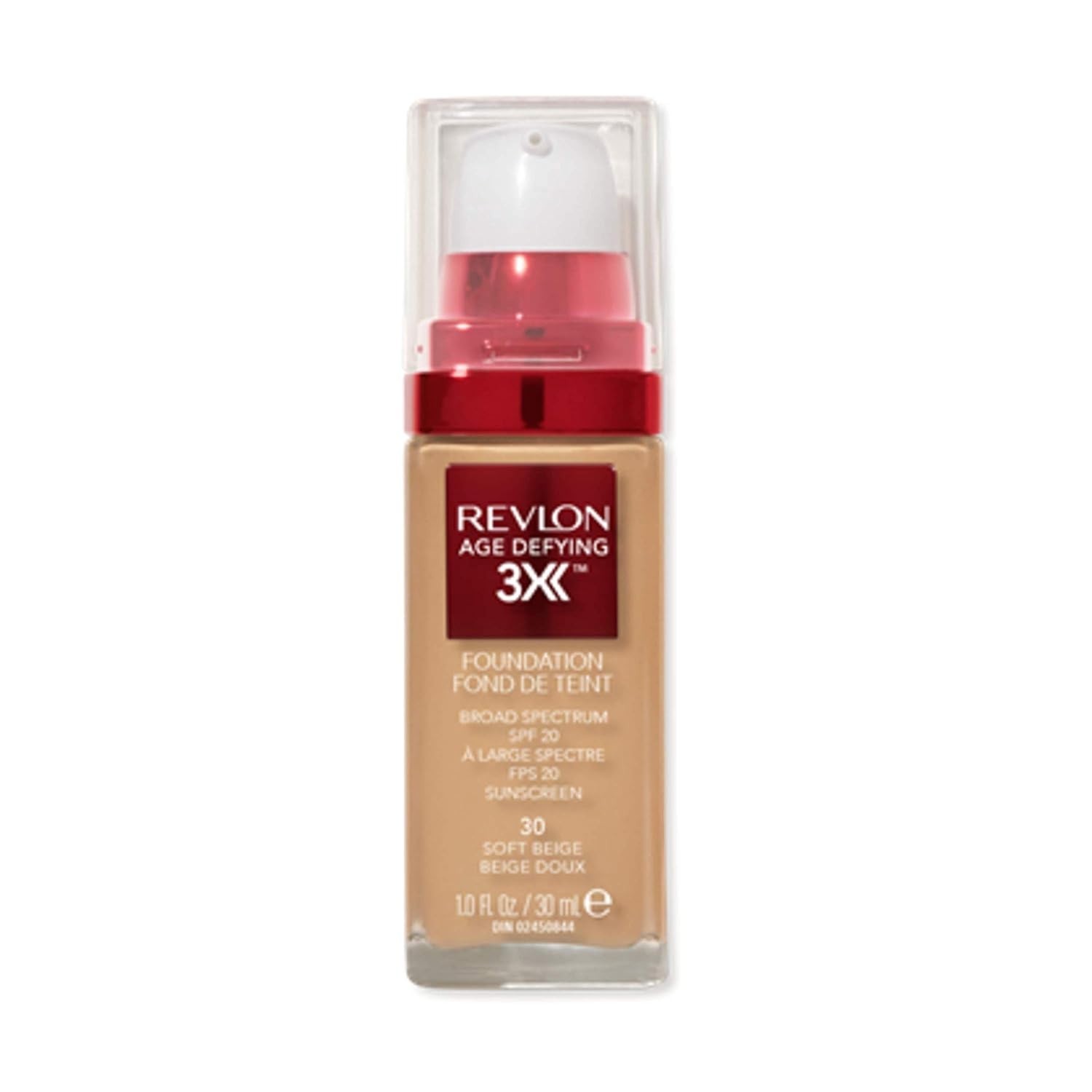 Revlon Age Defying 3X Firming & Lifting Makeup #30 Soft Beige 1 fl oz New Sealed