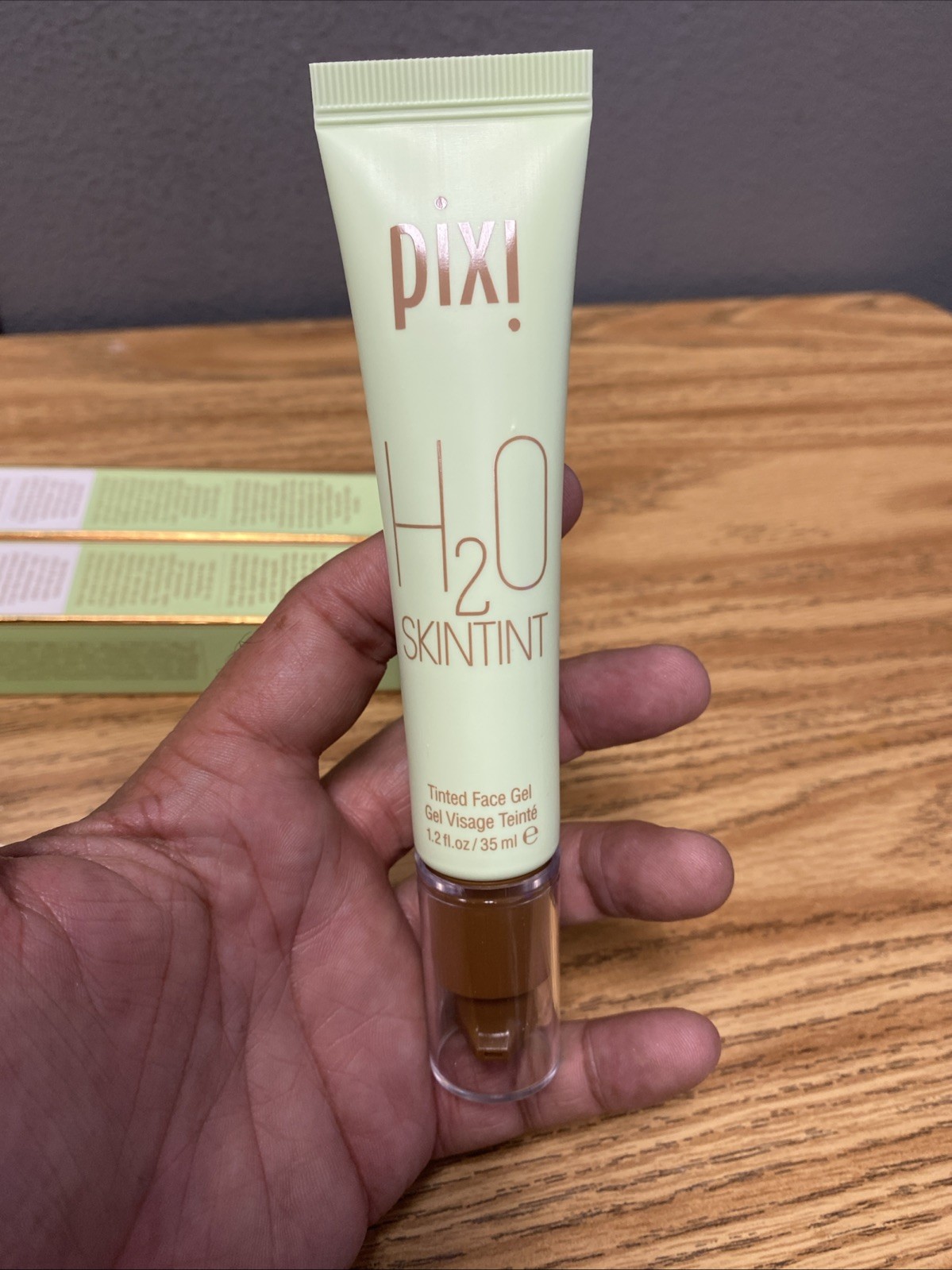 Pixi by Petra H2O SkinTint 1.2 Oz/35ml CHESTNUT Lot Of 3