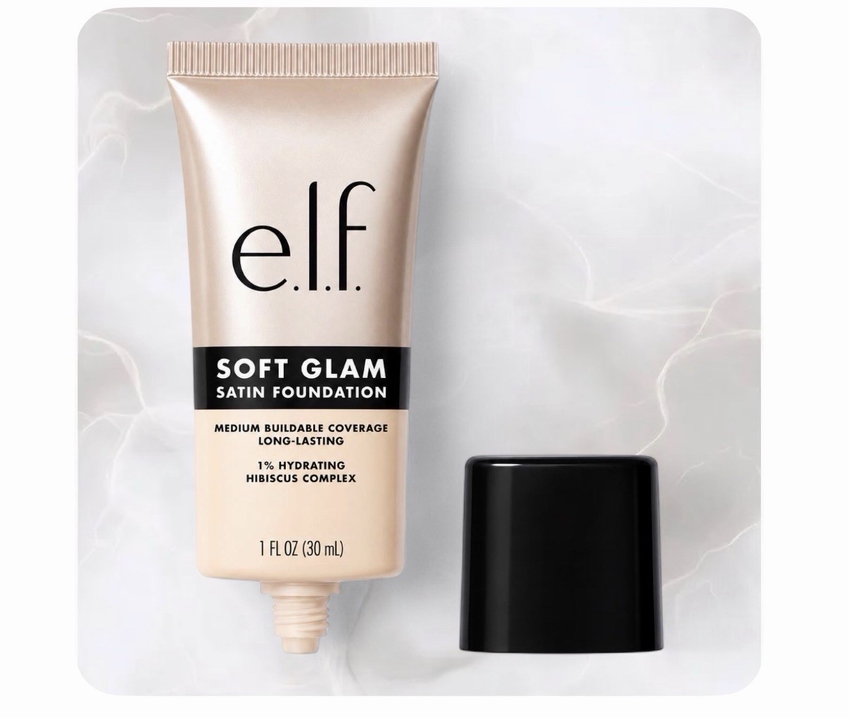 ELF Soft Glam Satin Foundation Shade 11 Fair Neutral – 1 fl oz long lasting