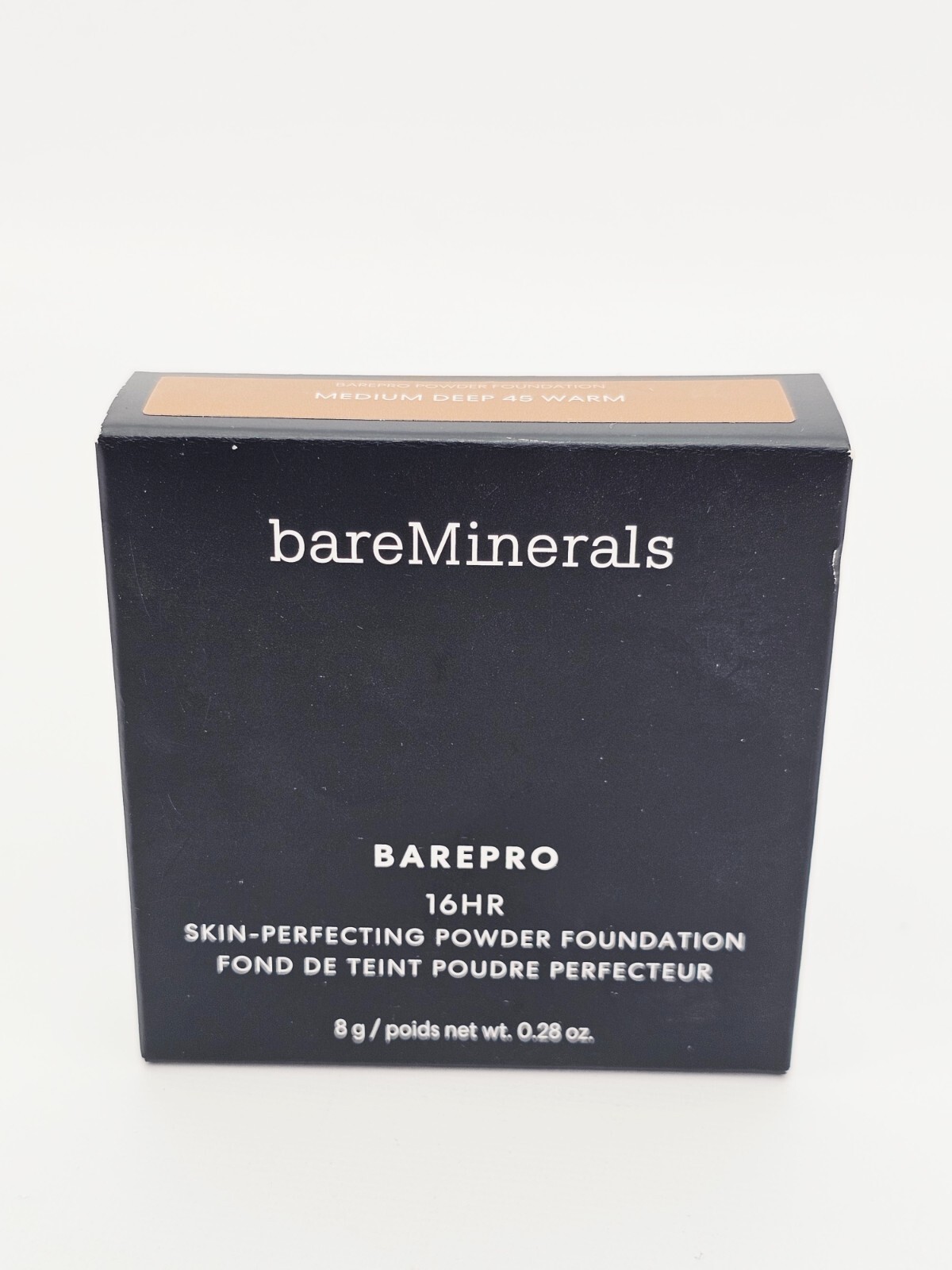 BareMinerals Barepro 16Hr Wear Perfecting Powder Foundation Medium Deep 45 Warm
