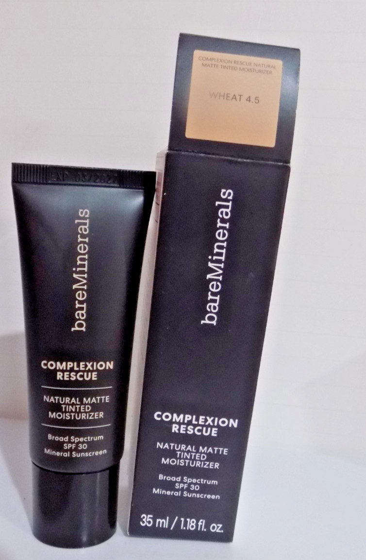 SEALED~bareMinerals Complexion Rescue Hydrating Gel SPF 30 “4.5 Wheat” 1.18 oz