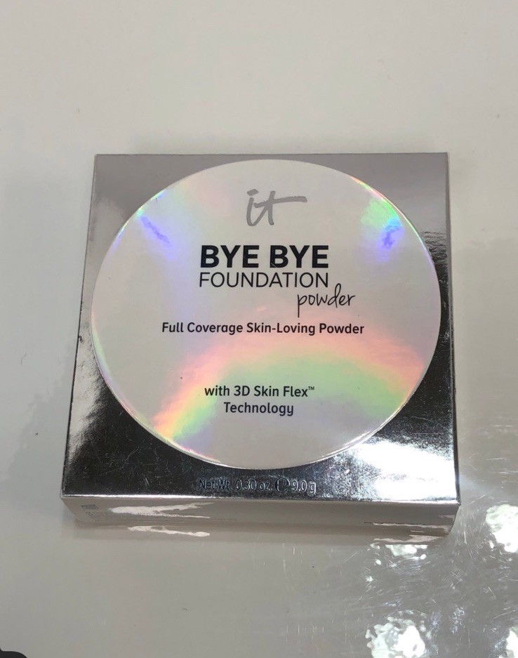 It Cosmetics Bye Bye Foundation Powder 3D Skin Flex Deep Medium 0.30 Oz