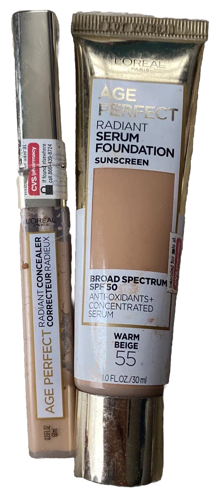 L’oreal Age Perfect Radiant Serum Foundation Concealer #55 #220 Warm Beige