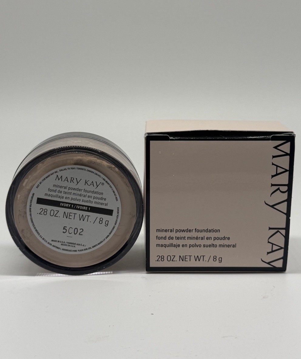 Mary Kay Mineral Powder Foundation Ivory 1 040984 NIB Discontinued NOS Vintage