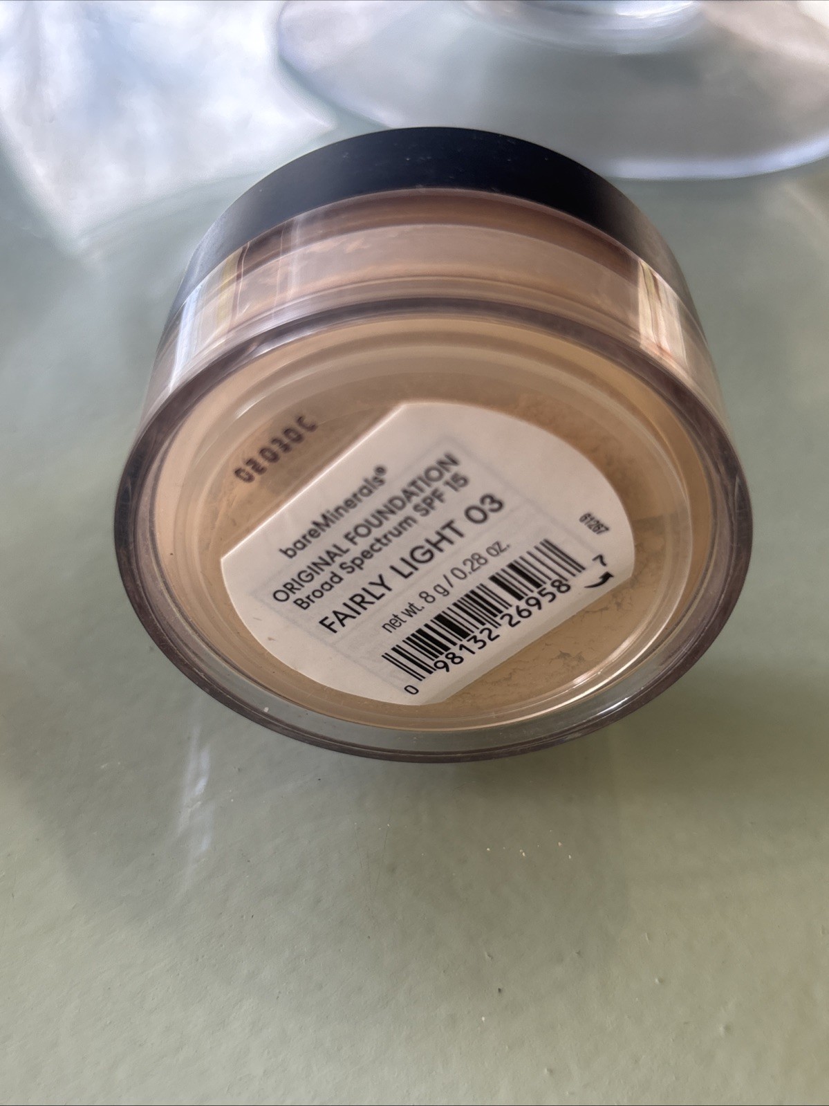 Bareminerals Original Foundation SPF 15 ” Fairly Light 03 ” Read Broke Seal