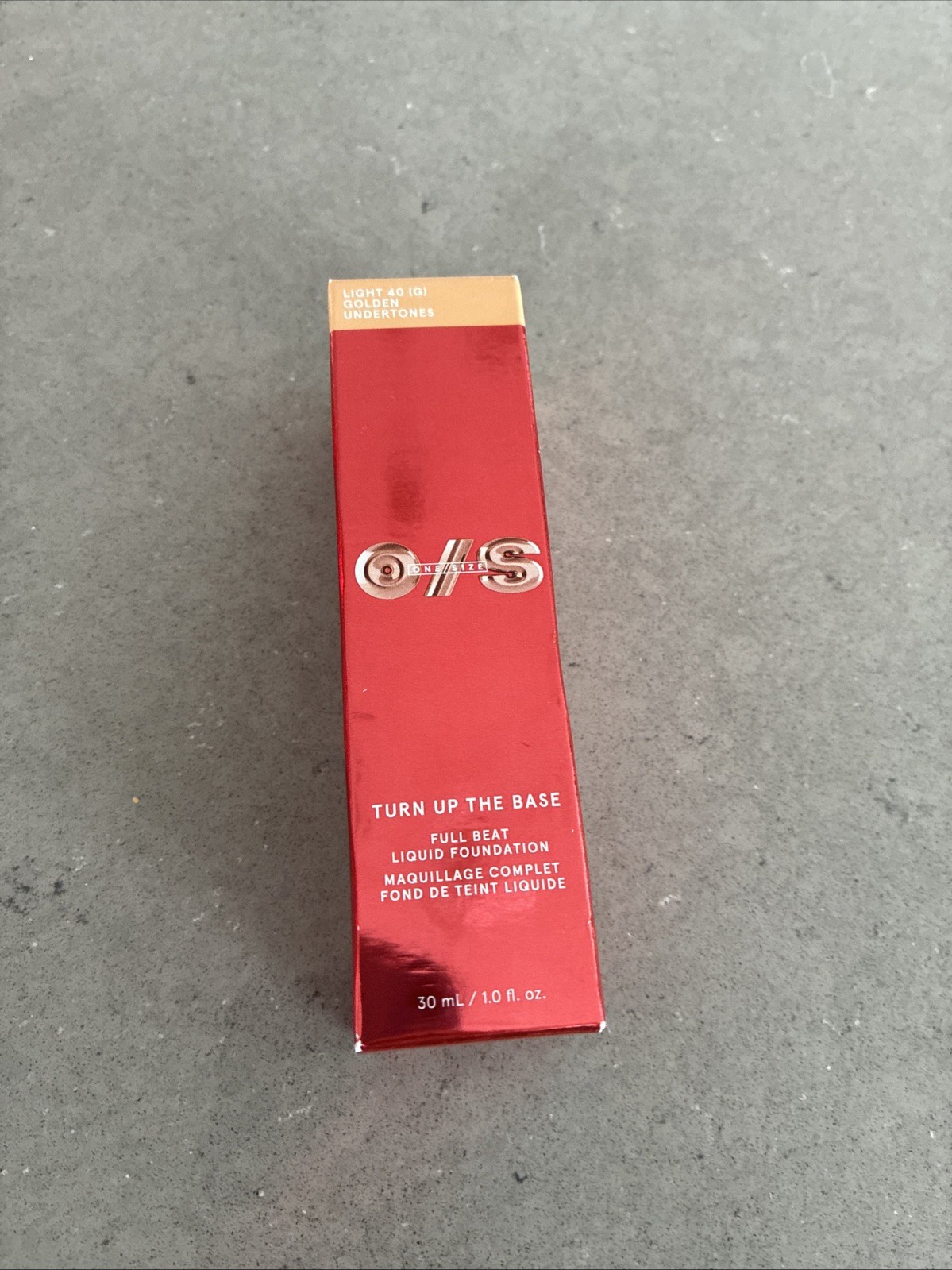One/Size By Patrick Starrr Full Beat Liquid Foundation LIGHT 40 (G) | New READ