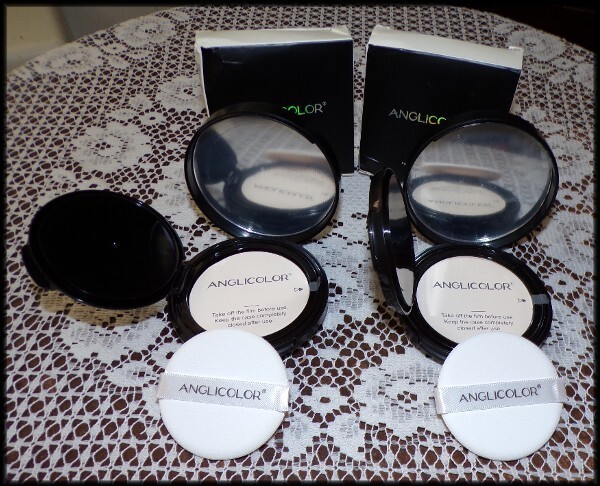 Korean Anglicolor Full Coverage Cushion Foundation Makeup #2 Nude #4 Beige