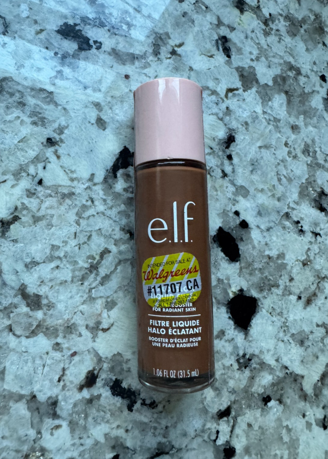 e.l.f. Halo Glow Liquid Filter 82119 Shade 7 Deep Rich 1.06 oz Glow Booster