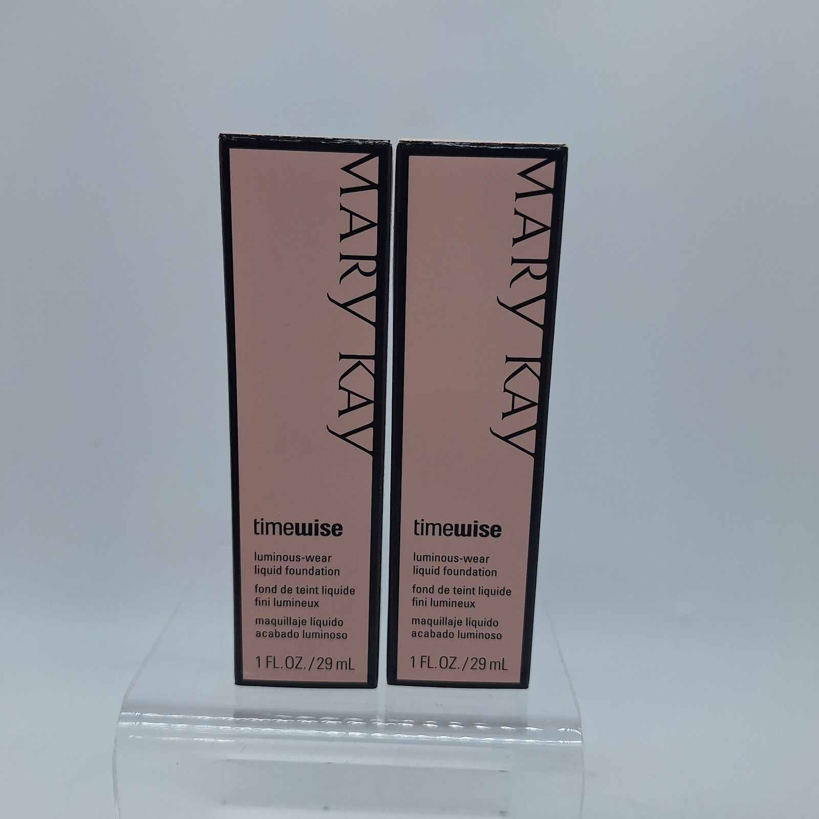 Lot of 2 MARY KAY Timewise Luminous Wear Liquid Foundation 1oz Ivory 5 038701