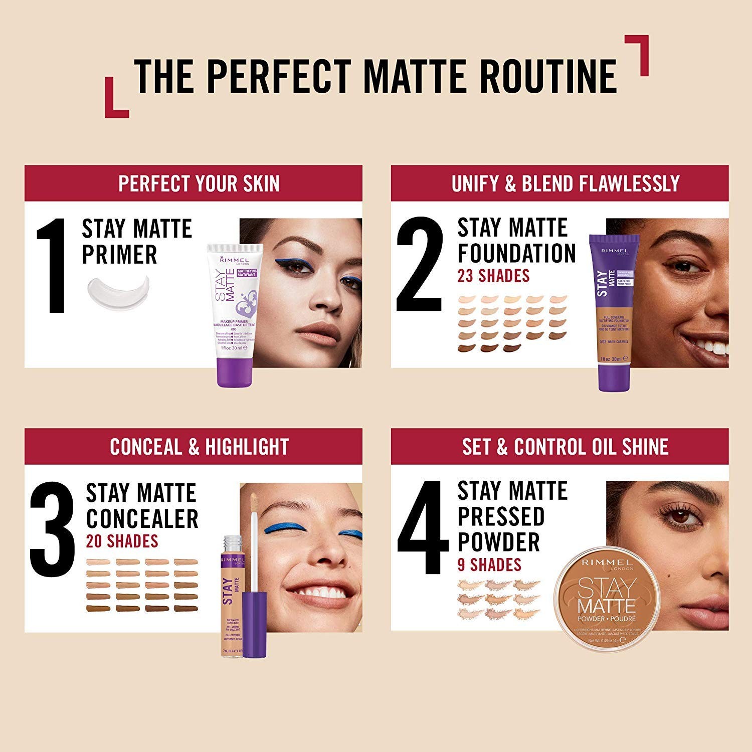 Rimmel Stay Matte Liquid Mousse Foundation Sand 300