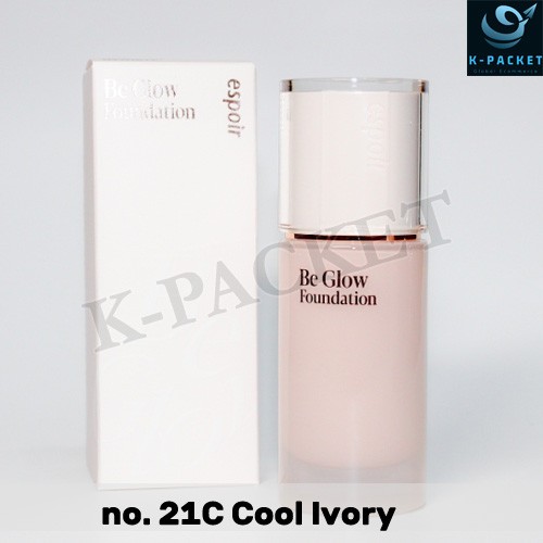 ESPOIR Be Glow Foundation 30g #21C Cool Ivory Korean Seller Korean Cosmetics NEW