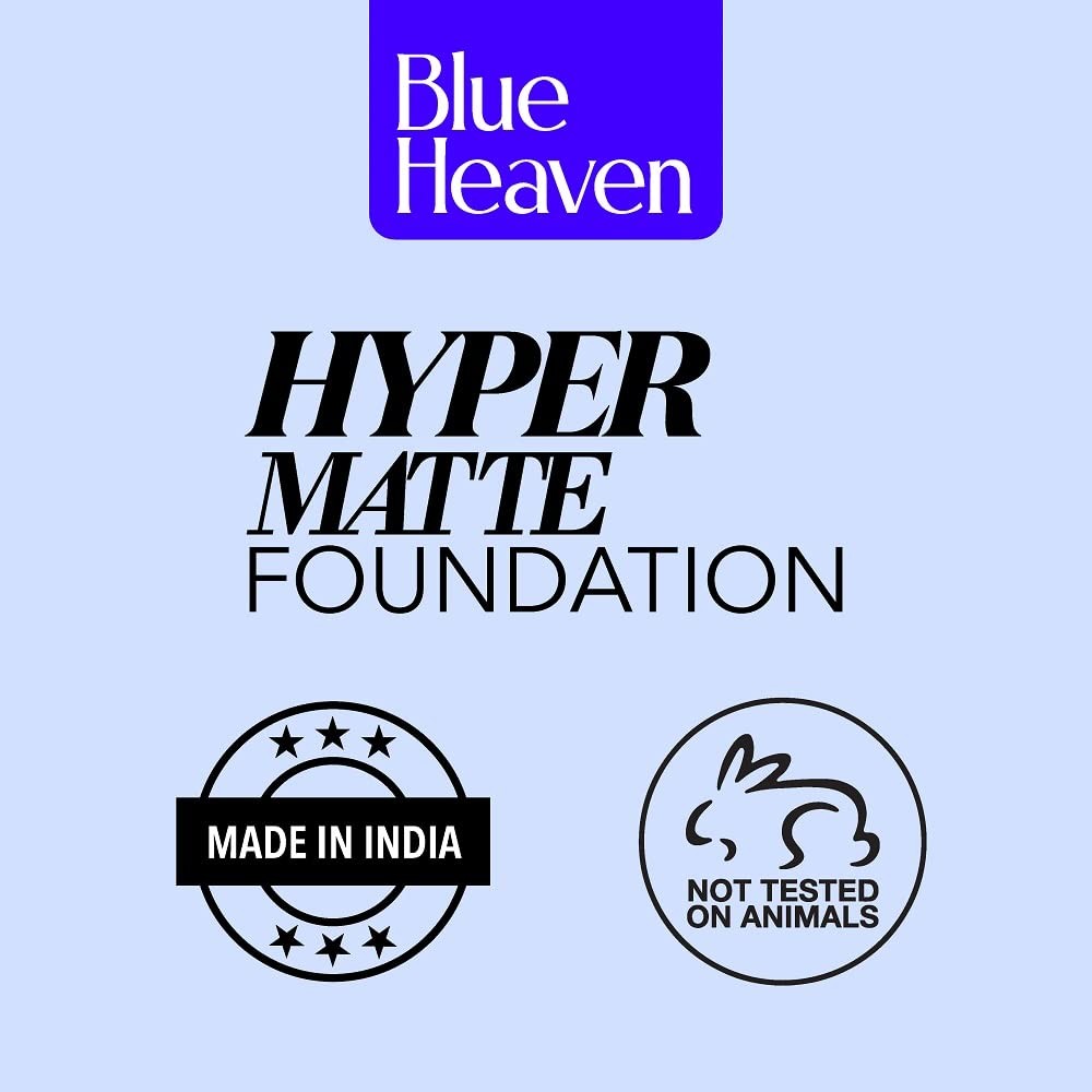 Blue Heaven Hyper Matte Foundation, 201 Rose Vanilla 30ml