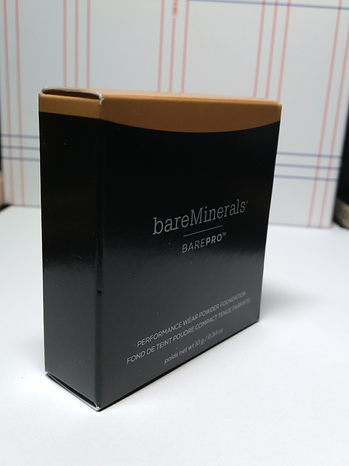 bareMinerals Barepro Performance Wear POWDER Foundation 0.34oz, WALNUT 23, NIB