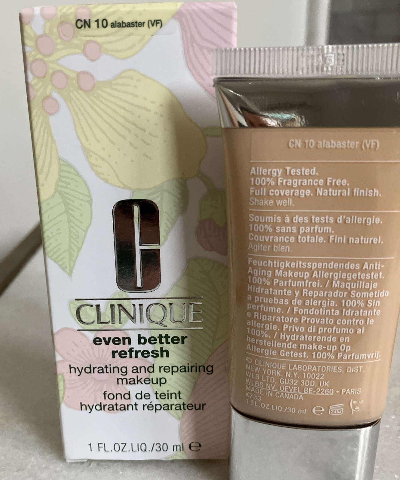 NIB Clinique Even Better Refresh Makeup CN 10 ALABASTER (VF) – 1 oz. Free 🎁