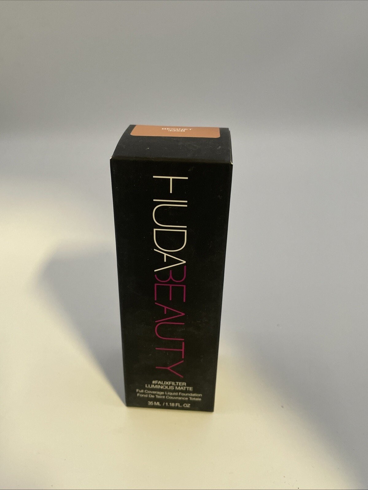 Huda Beauty #FauxFilter Luminous Matte Foundation Beignet 335B 1.18 Fl Oz NEW!!