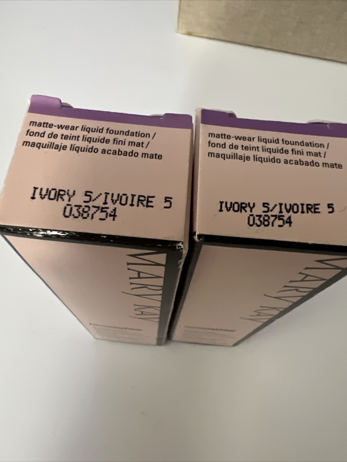 Mary Kay Timewise Matte Wear Liquid Foundation Ivory 5 # 038754 Lot Of 2