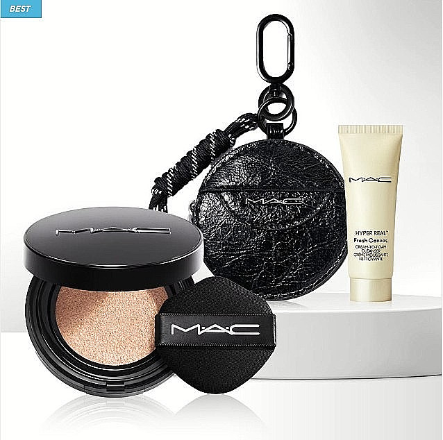 MAC Studio Fix Longwear Cushion Foundation SPF50 PA+++ 13g + Keyring Pouch Set