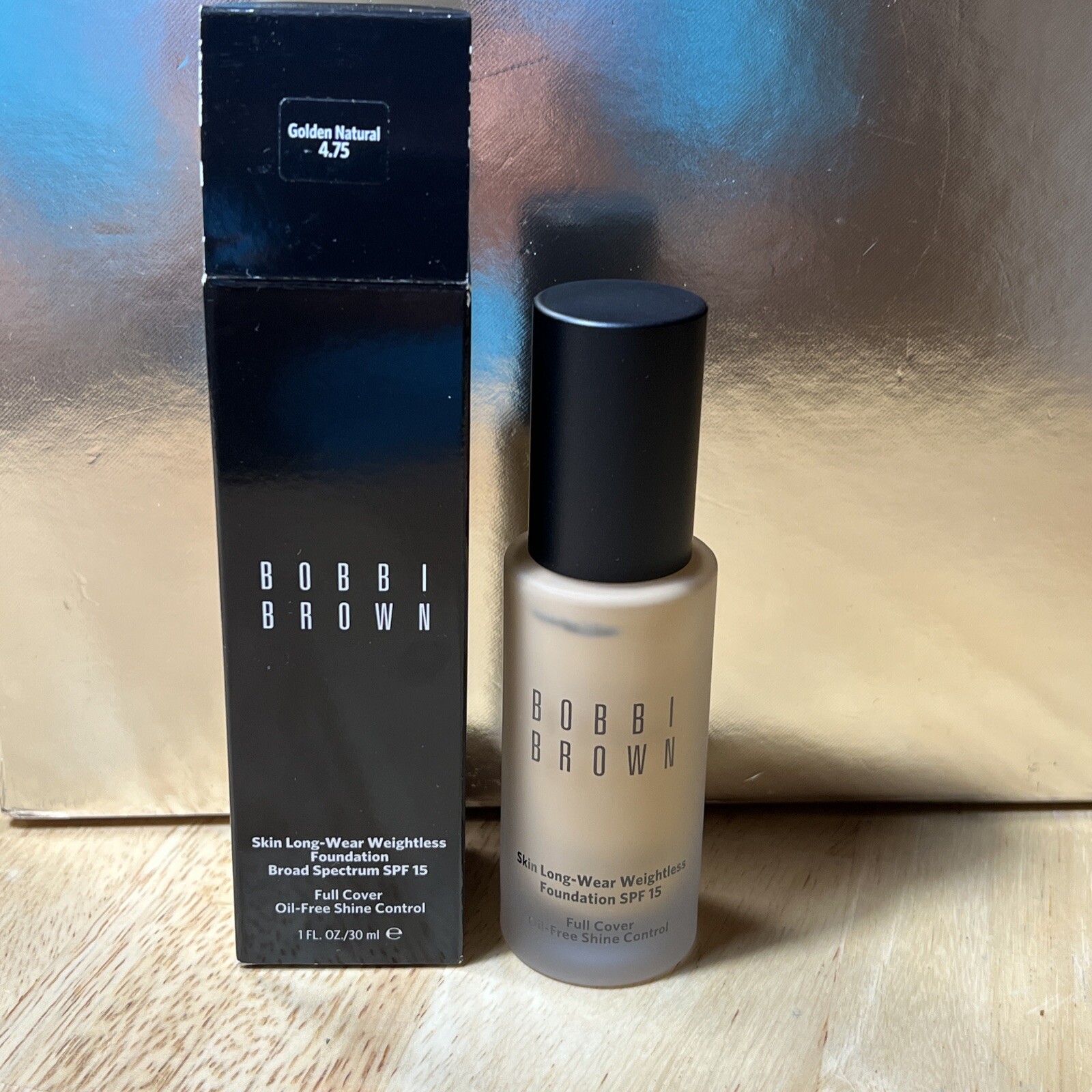 Bobbi Brown Golden Neutral 4.75 Skin LONG-WEAR Weightless Foundation 1oz / 30ml