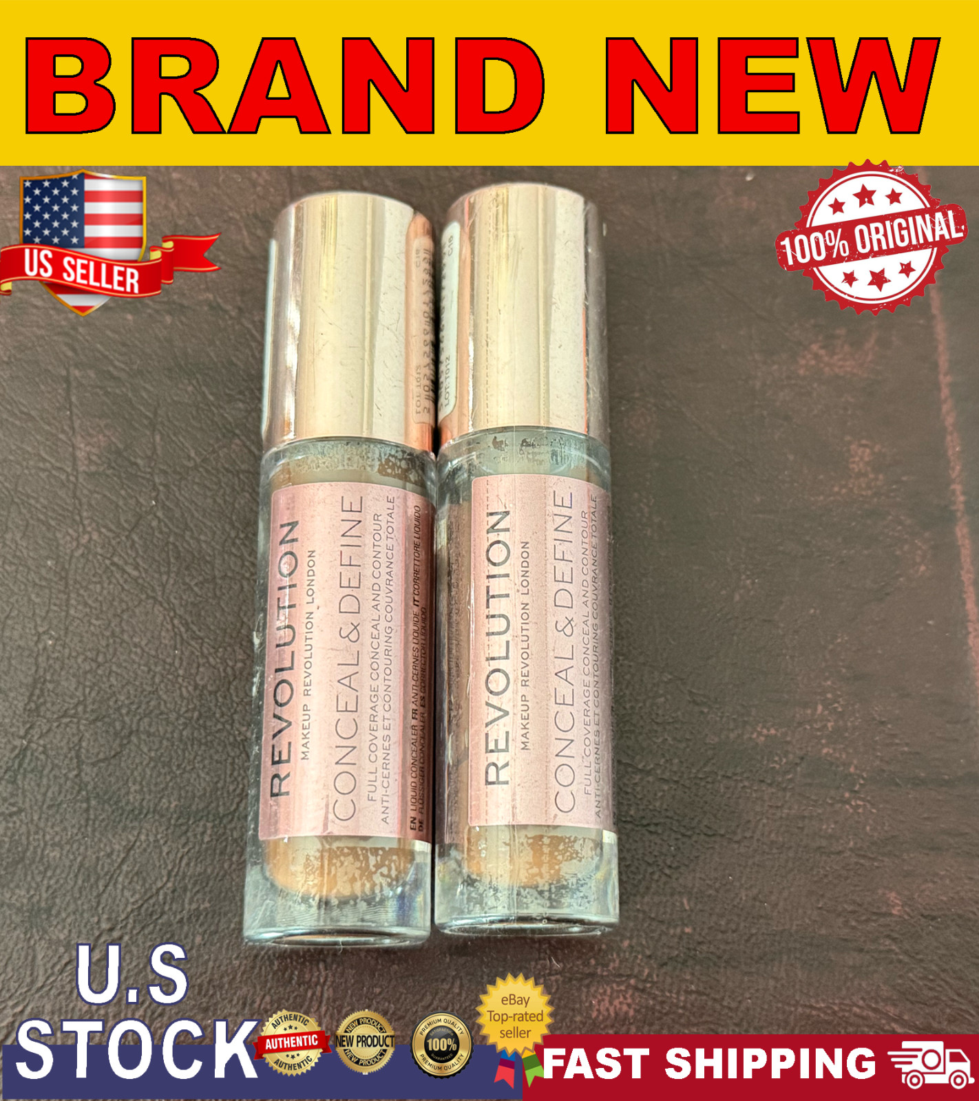 REVOLUTION CONCEAL & DEFINE FULL COVERAGE FOUNDATION C13 | 2 PACK