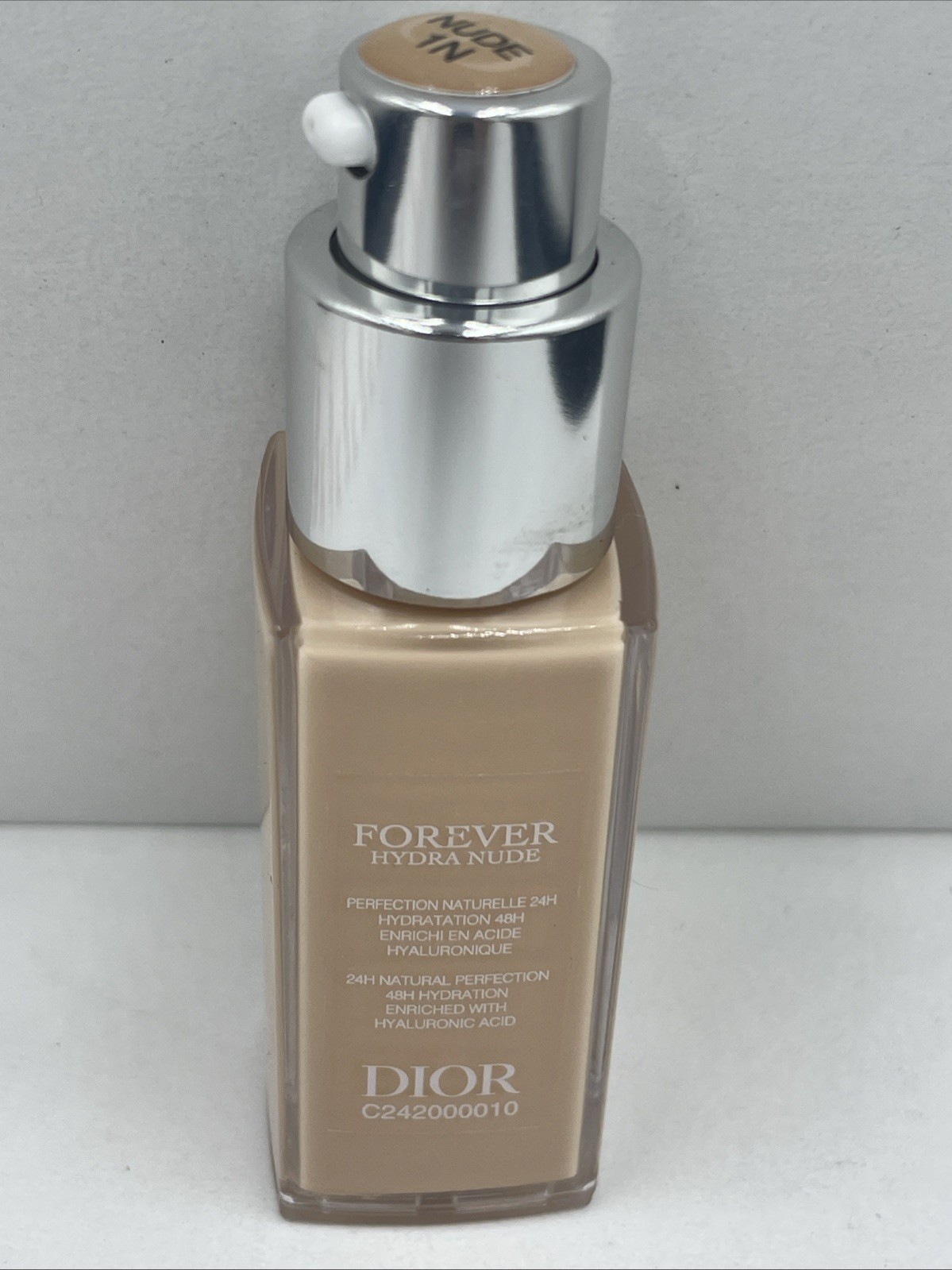Dior- Forever Hydra Nude 24 Hr Natural Perfection Foundation 1N NEW 0.67 oz(T)