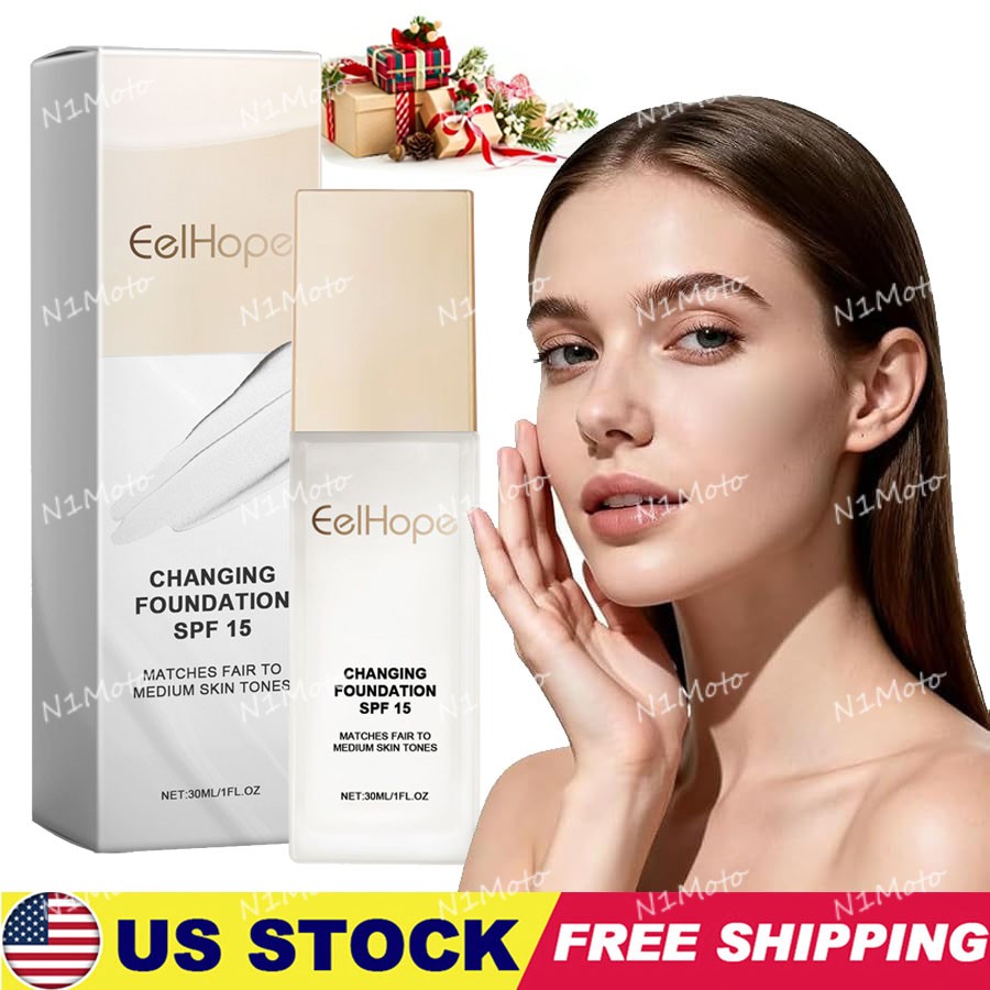 Color Changing Foundation for Aging Skin,Tone Suitable for All Skin Types ~NEW 2