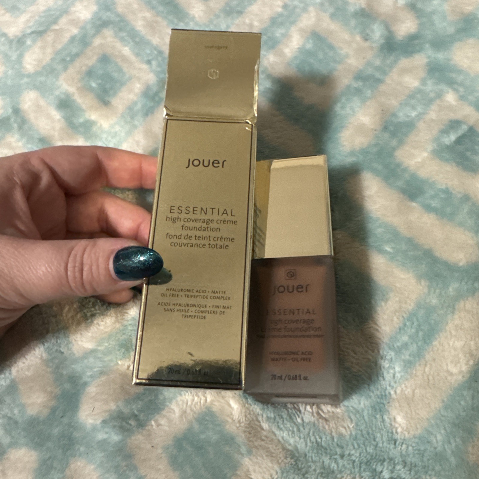 Jouer Essential High Coverage Creme Foundation Mahogany .68 Fl oz 20 mL