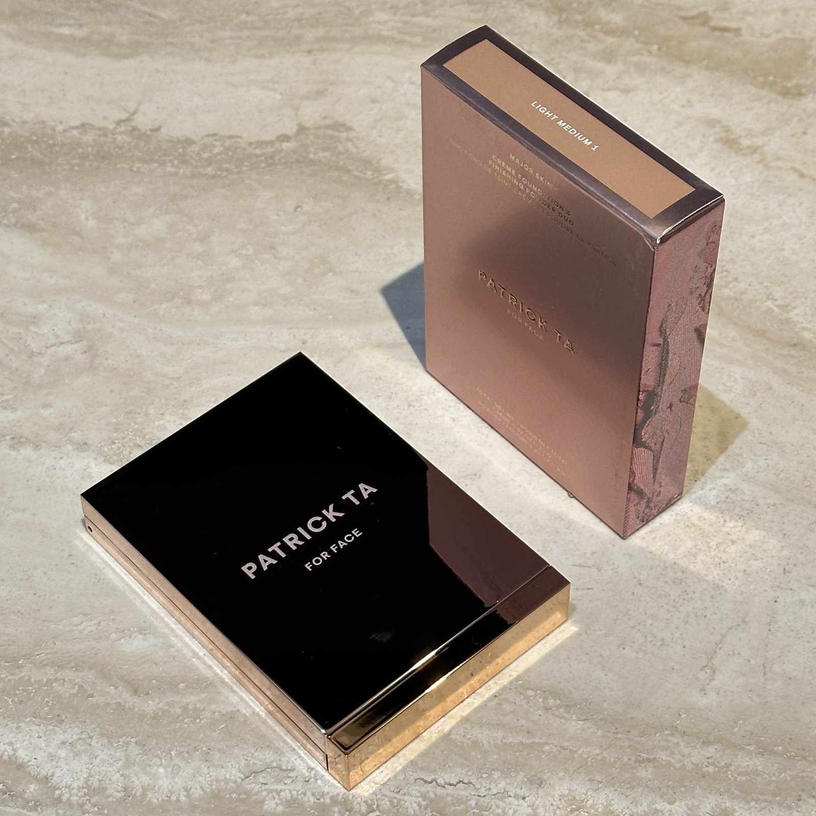Patrick Ta Major Skin Crème Foundation and Finishing Powder Duo Light Medium 1