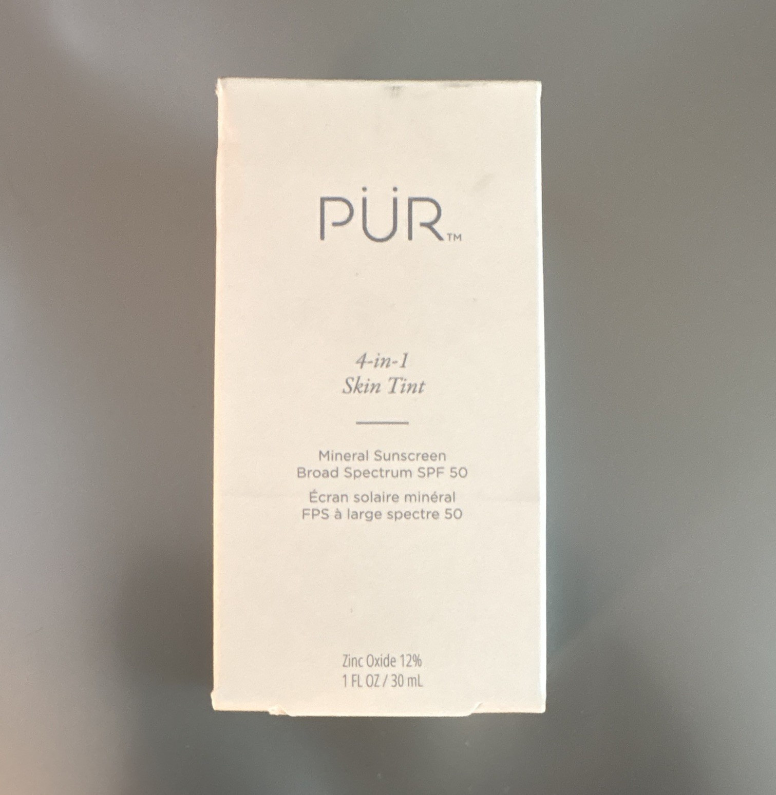 PÜR 4-in-1 Skin Tint SPF 50 Mineral Matte Zinc Oxide 12% DP3 1 fl oz