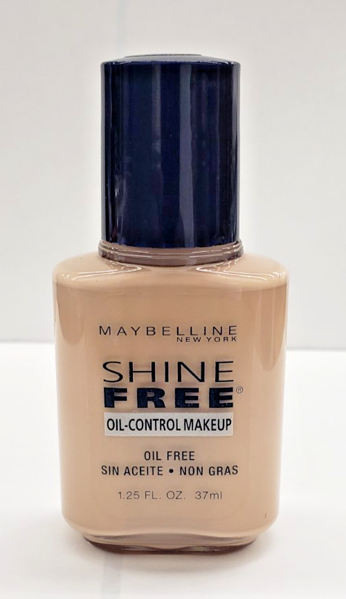 NEW Maybelline Shine Free Oil-Control Makeup Foundation-01 IVORY