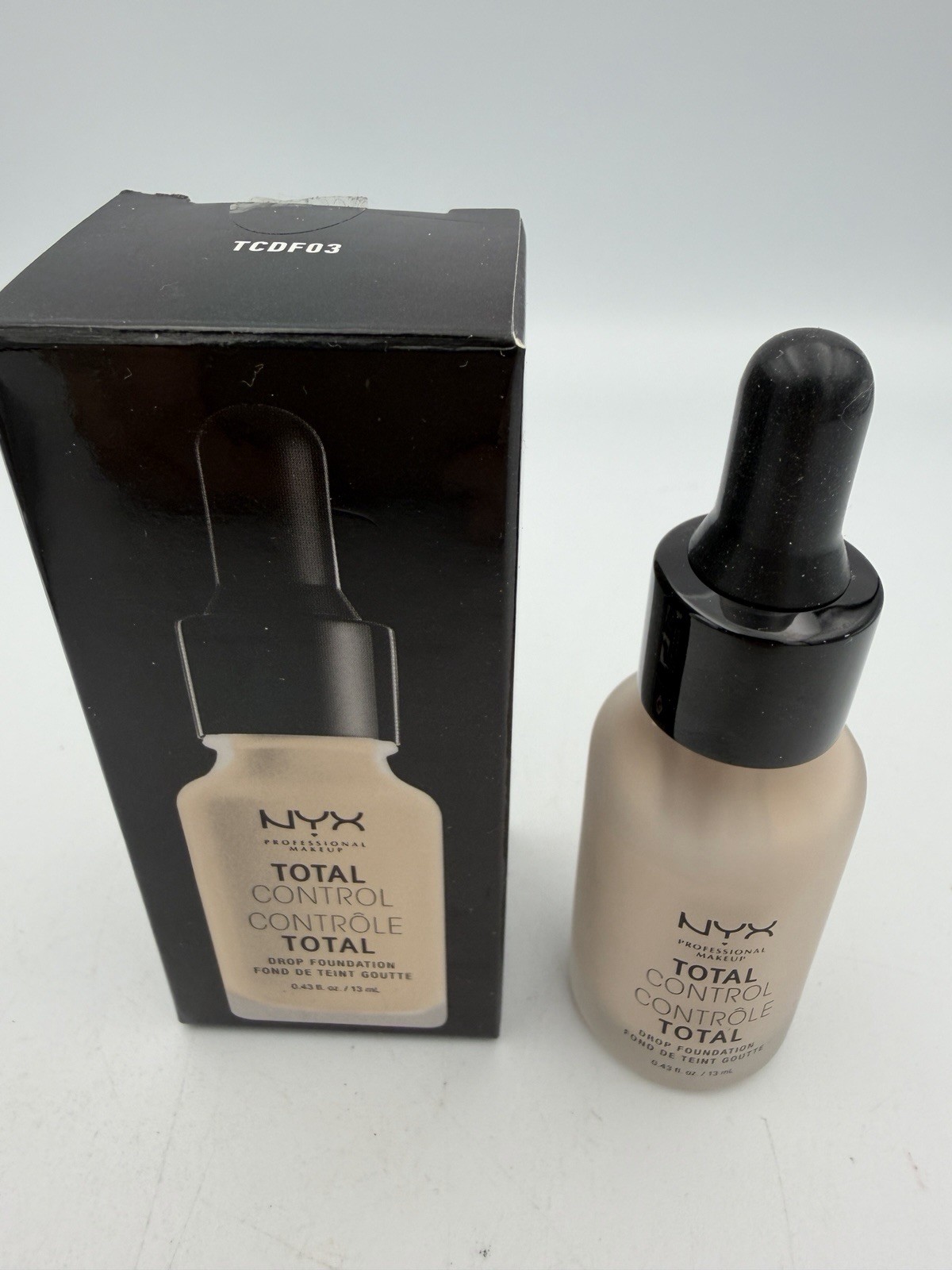 NYX Professional Makeup Total Control Drop Foundation NEW! Porcelain