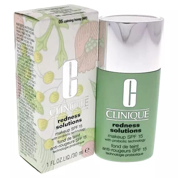 Clinique Redness Solutions Makeup Foundation SPF 15 Calming 1.0 oz/30 ml Choose