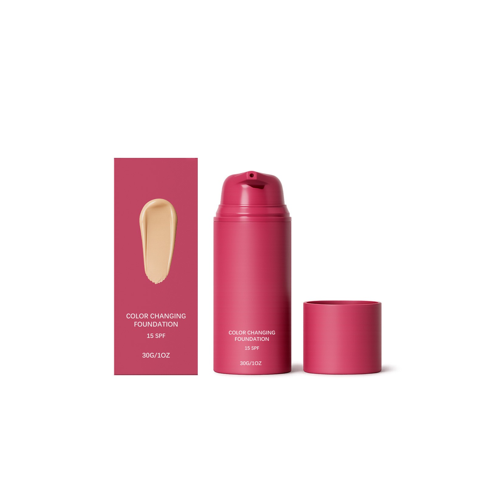 Smooche Korean Color Changing Foundation for All Skin Types Flawless Coverage