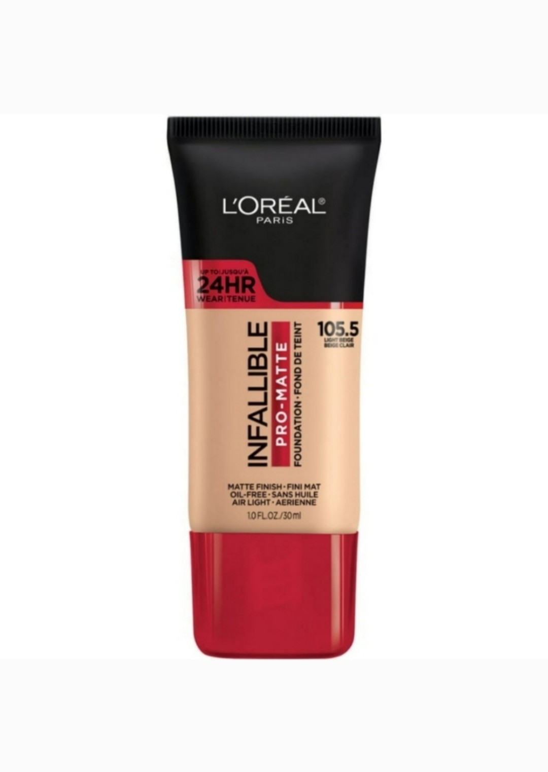 L’Oreal Paris Infallible Pro Matte Foundation 105.5 Light Beige Sealed